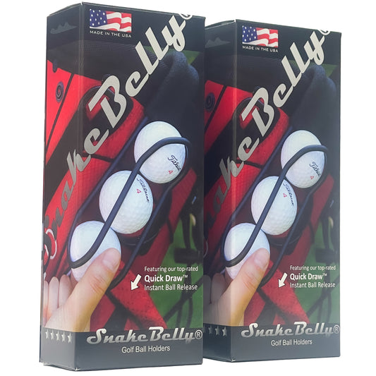 Snakebelly PRO Golf Ball Holder - Golf Pack (2pcs)